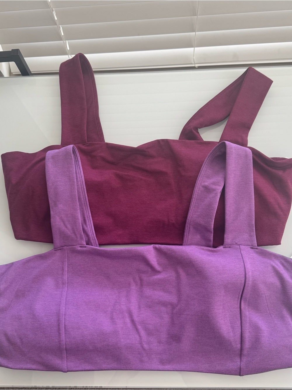 Old Navy Set of 2 CloudComfy Bandeau Purple Sports Bras Sz XXL NWT